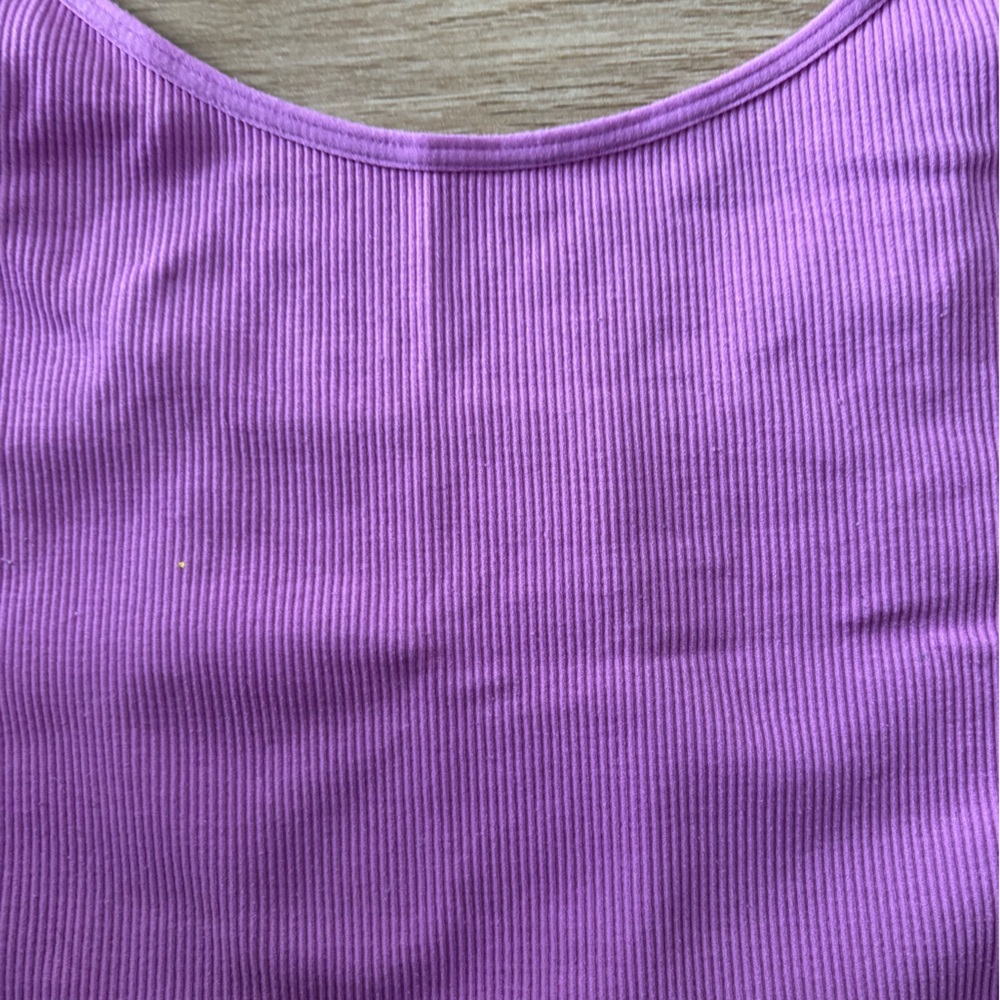 Wild Fable Lavender Ribbed Tank Top - Picture 2 of 3